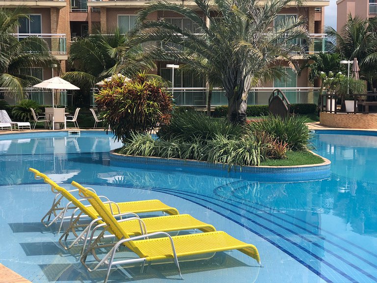 Apto. Palm Beach, 300M Beach Park- 2 Dormitórios