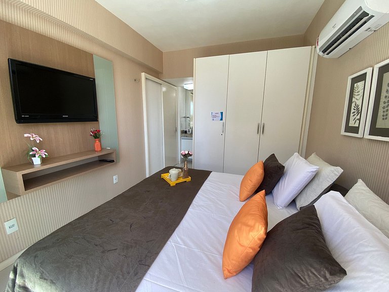 Apto. Palm Beach, 300M Beach Park- 2 Dormitórios