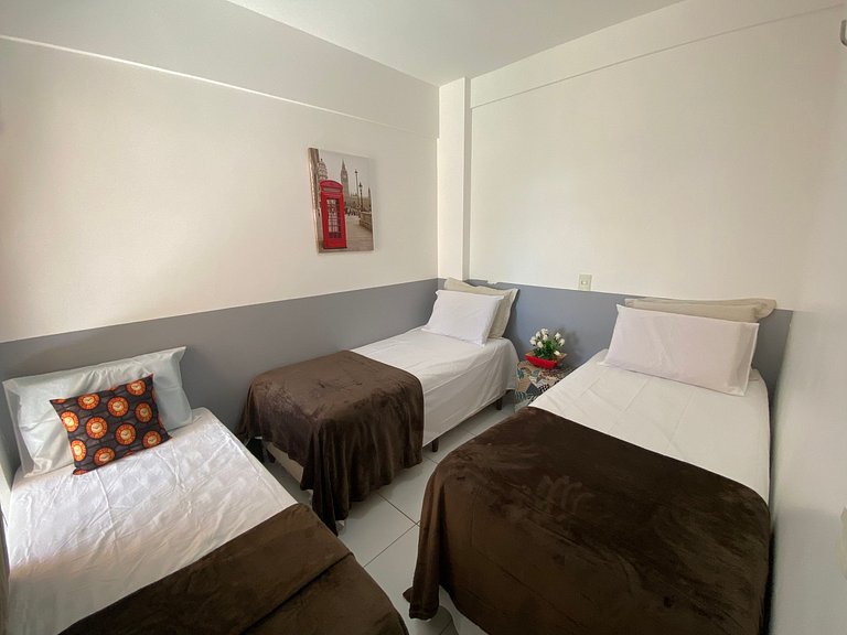 Apto. Palm Beach, 300M Beach Park- 2 Dormitórios