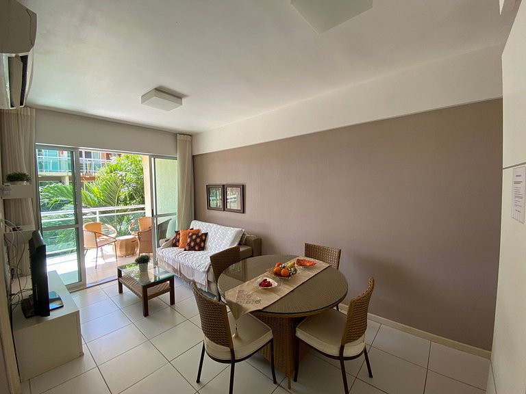 Apto. Palm Beach, 300M Beach Park- 2 Dormitórios