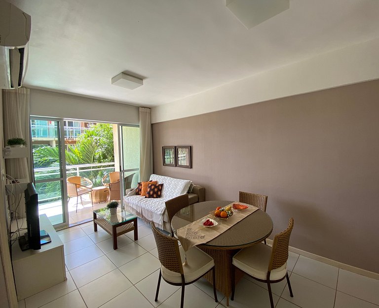 Apto. Palm Beach, 300M Beach Park- 2 Dormitórios