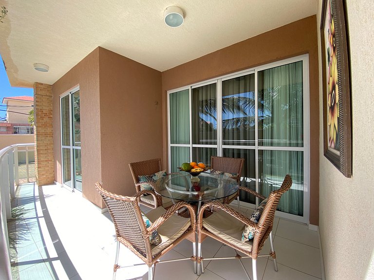 Apto. Palm Beach, 300M Beach Park- 2 Dormitórios